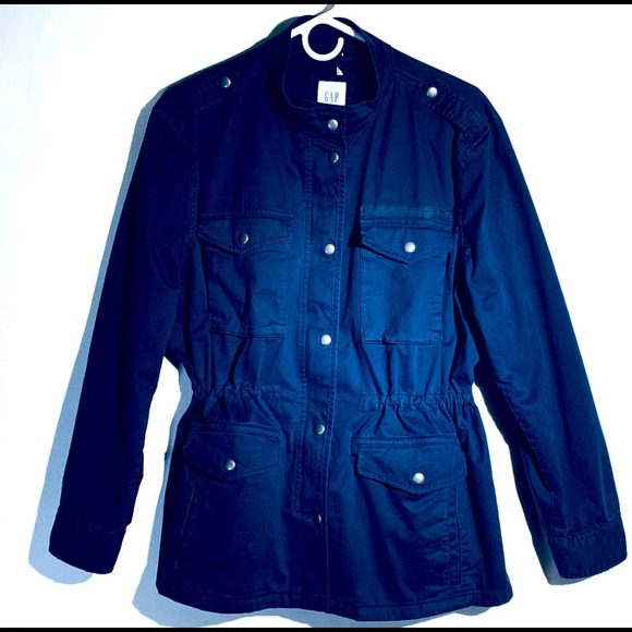 GAP Jackets & Blazers - GAP Utility Jacket, Size XL, Navy Blue
